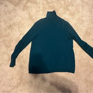 Talbots Teal Knit Turtleneck